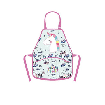 Detská zástera Karton PP 15x25x1,5cm Unicorn iconic