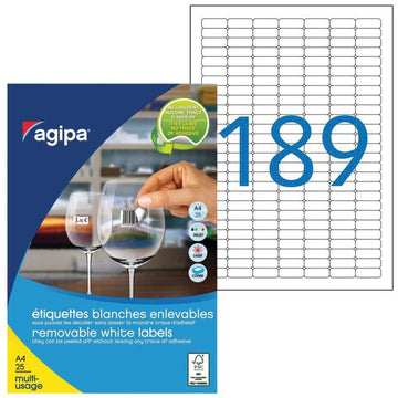 Etikety univerzálne odnímateľné 25