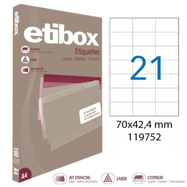 Etikety univerzálne 70x42