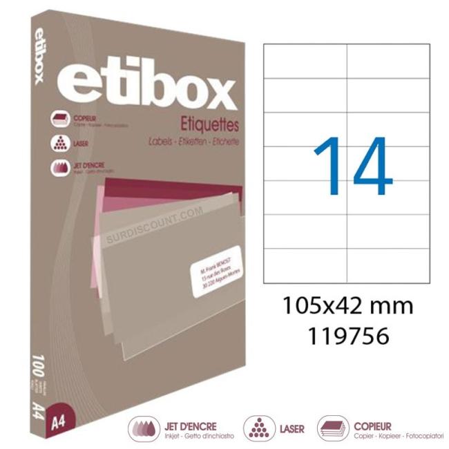 Etikety univerzálne 105x42