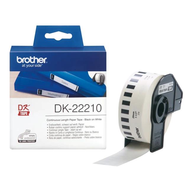 Samolepiace etikety Brother DK22210 29 mm x 30