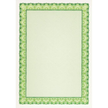 Certifikačný papier APLI A4 zelený 115g 25 hárkov