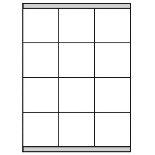 Etikety univerzálne 70x67,7mm Agipa A4 100 hárkov