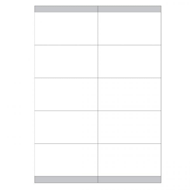 Etikety univerzálne 105x57mm Etibox A4 100 hárkov