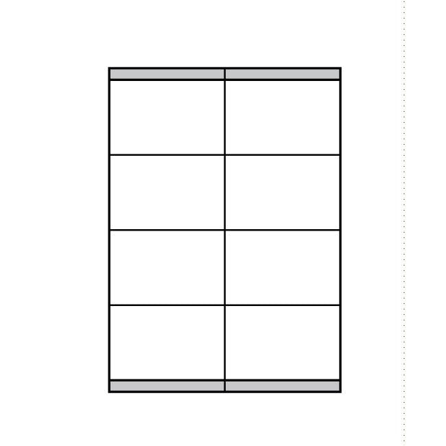 Etikety univerzálne 105x70mm Etibox A4 100 hárkov