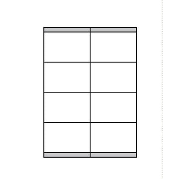 Etikety univerzálne 105x70mm Etibox A4 100 hárkov