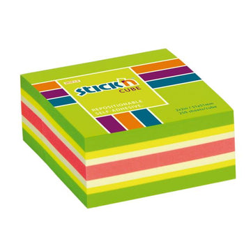 Samolepiaci bloček mini 51x51mm zelený mix