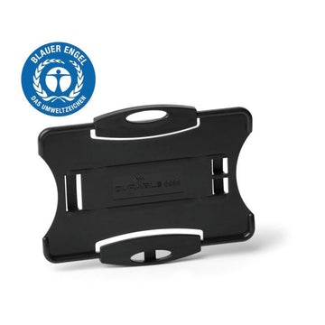 Visačka na plastovú kartu otvorená DURABLE ECO čierna 87x54mm 10ks