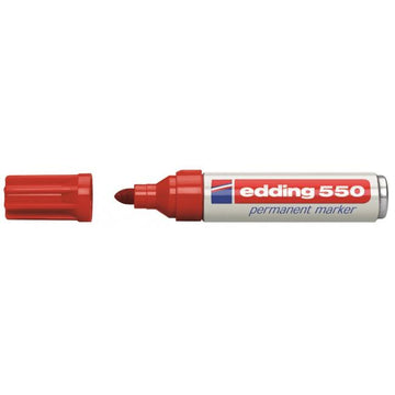 Permanentný popisovač edding 550 červený