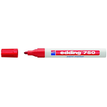 Lakový popisovač edding 750 červený