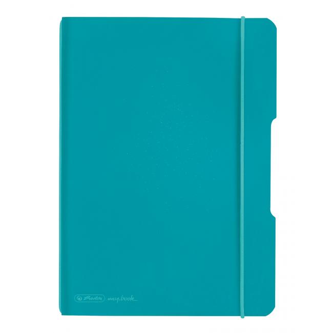 Zošit Herlitz my.book Flex A5 40 listov štvorčekový PP tyrkysový