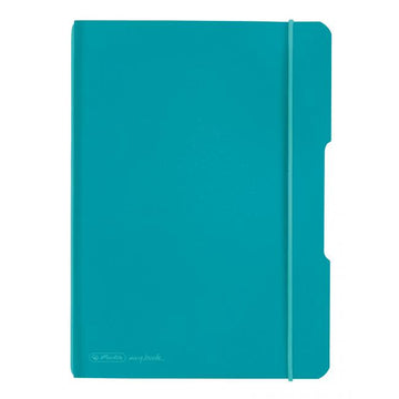 Zošit Herlitz my.book Flex A5 40 listov štvorčekový PP tyrkysový