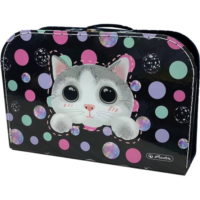 Detský kufrík 35 cm Mačička