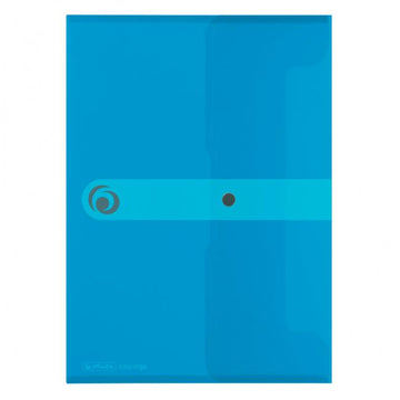 Plastový obal A4 s cvočkom Herlitz Easy Orga priehľadný modrý