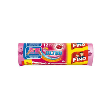 Vrecia zaťahovacie FINO Ultra Aromatic 35 ℓ, 20 mic., 50 x 60 cm, ružové (12 ks)