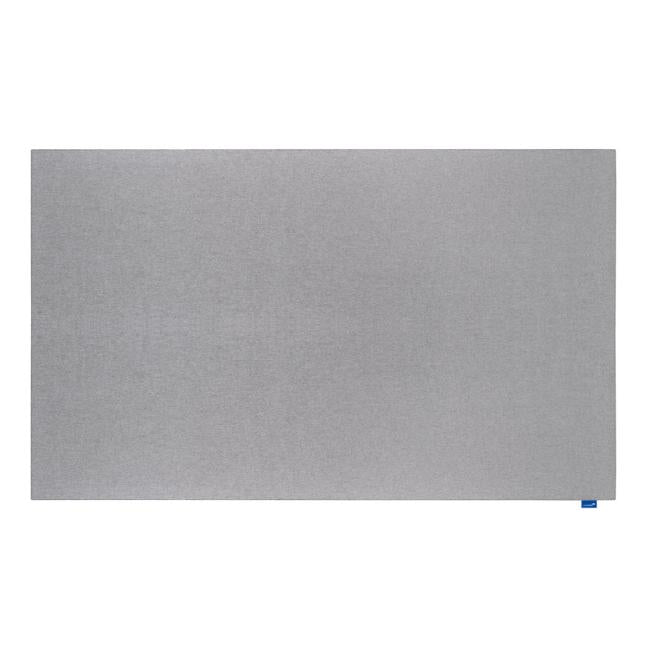 Textilná akustická napichovacia nástenka WALL-UP horizontálna 119,5x200 cm tichá sivá