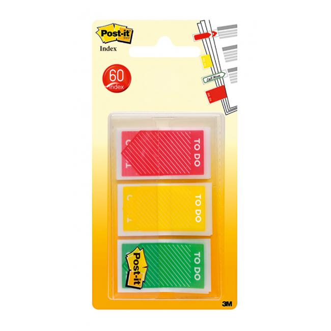 Záložky Post-it Index To Do 24x43mm, 3x20l