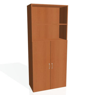 Policová skriňa Drive, 80x185x42 cm, čerešňa/čerešňa