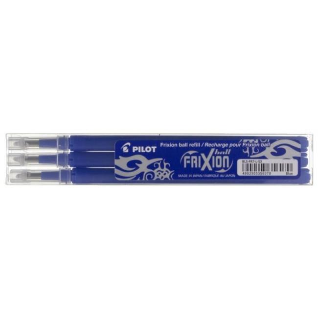 Náhradná náplň do gumovacieho rollera PILOT Frixion 0,7mm modrá 3ks