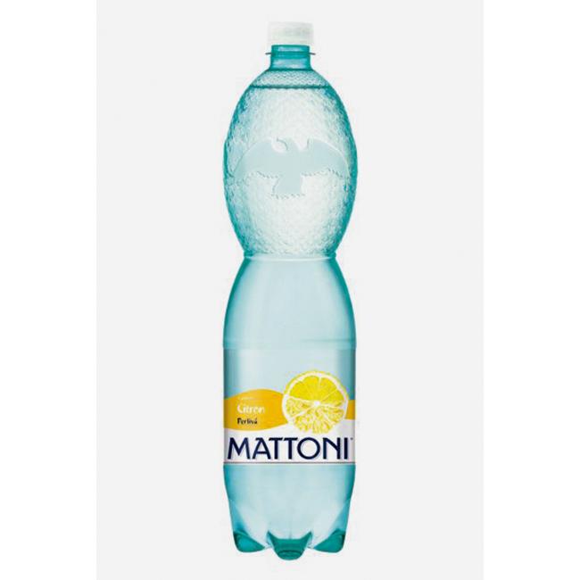 Minerálna voda MATTONI ochutená - citrón sýtená 6 x 1,5 ℓ
