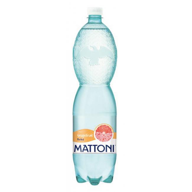 Minerálna voda MATTONI ochutená - grepfruit sýtená 6 x 1,5 ℓ