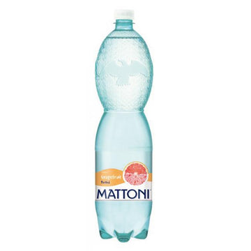 Minerálna voda MATTONI ochutená - grepfruit sýtená 6 x 1,5 ℓ