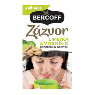 Čaj Bercoff Klember zázvorový limetka s vitamínom C HB 36 g