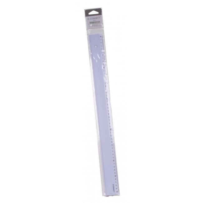 Pravítko Q-CONNECT 50cm transparentné
