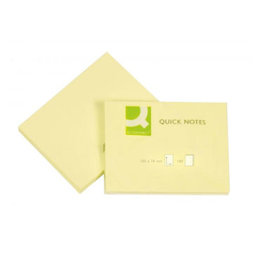 Bloček Q-CONNECT žltý 76x102mm