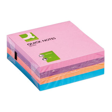 Bloček kocka Q-CONNECT 76x76mm 320l intenzívne farby