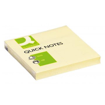 Bloček Q-CONNECT žltý 76x76mm
