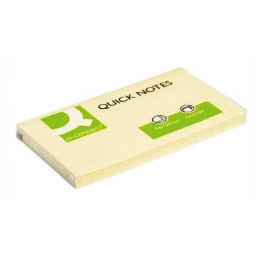 Bloček Q-CONNECT žltý 76x127mm