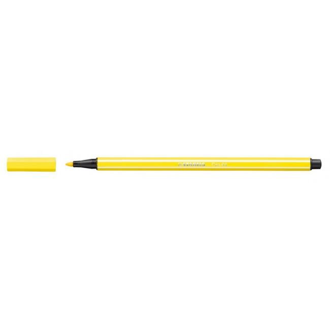 Popisovač STABILO Pen 68 fluorescenčný žltý