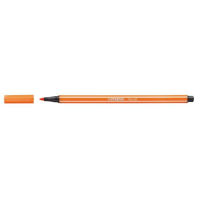 Popisovač STABILO Pen 68 fluorescenčný oranžový