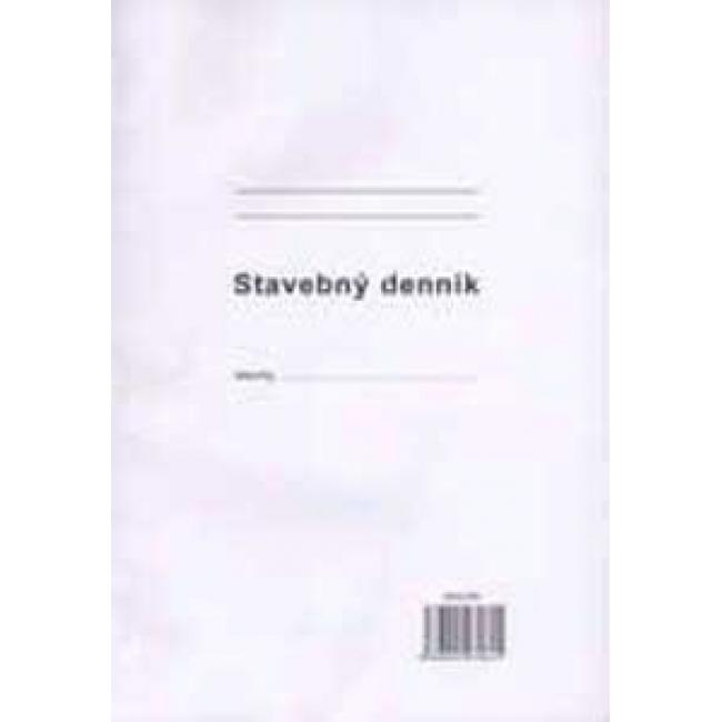 Stavebný denník A4 25x3+8 listov samoprepis číslovaný far